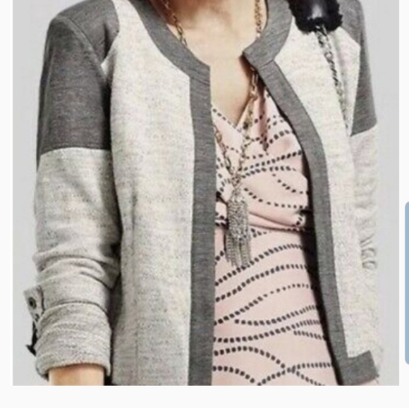 CAbi Gunmetal Grey Moto Blazer - Picture 3 of 8